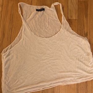 Brandy Melville White Tank Crop Top